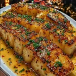Garlic Butter Cod Strips with Sweet Chili Lime Sauce
