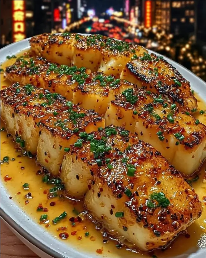 Garlic Butter Cod Strips with Sweet Chili Lime Sauce