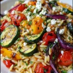 Mediterranean Orzo with Roasted Vegetables