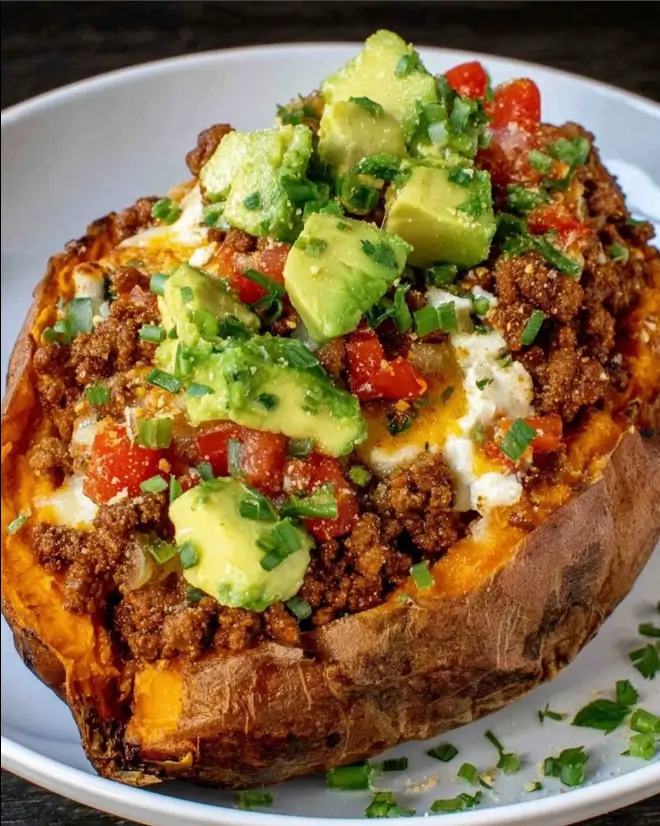 Cozy Taco Turkey & Cottage Sweet Potato Boats