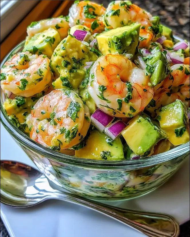 Creamy Shrimp Avocado Salad