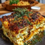 Winter-Warmer Layered Sweet Potato & Pumpkin Lasagna