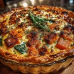 Cozy Winter-Warmer Layered Sweet Potato & Pumpkin Pot Pie with Whipped Garlic Feta & Spicy Pecan Crust