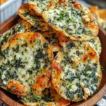 Mediterranean Spinach and Feta Cheese Crisps
