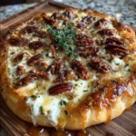 Best Maple Butter Tart Flatbread with Brie, Pecan & Brown Sugar