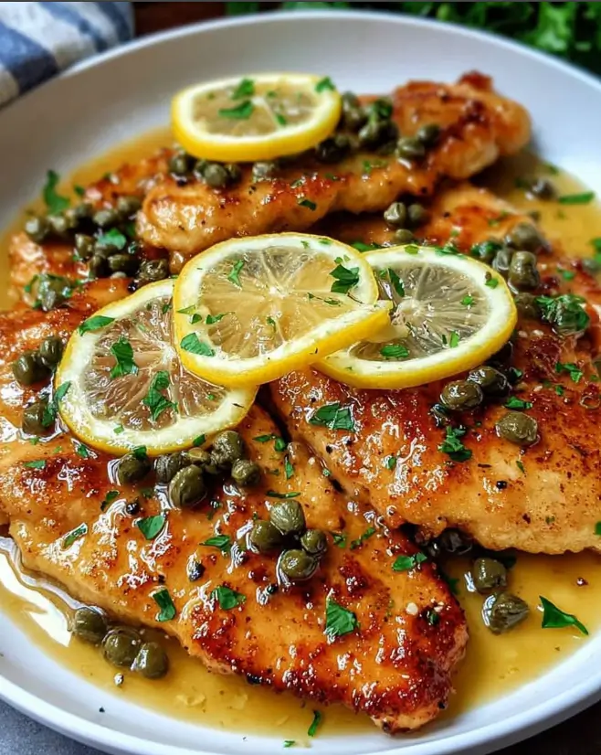 Chicken Piccata with Lemon & Capers