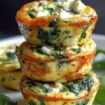 Spinach and Feta Egg Muffins for a Protein-Packed