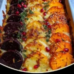 Sweet Potato & Beet Gratin