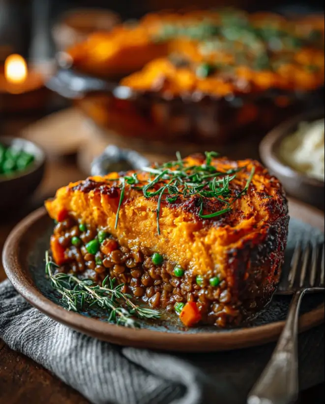 Sweet Potato & Lentil Shepherd’s Pie