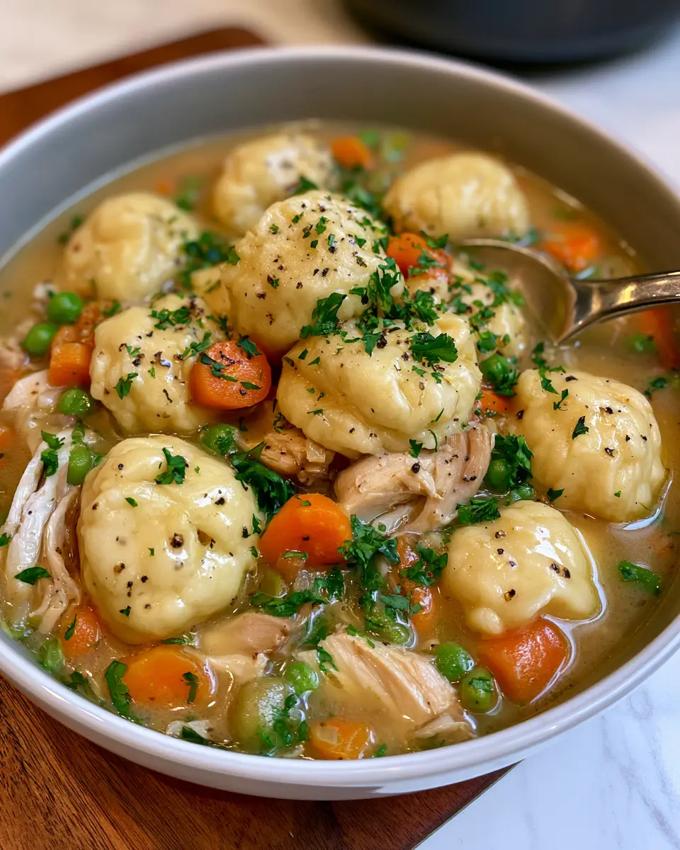 Feather Dumplings for Chicken and Dumplings