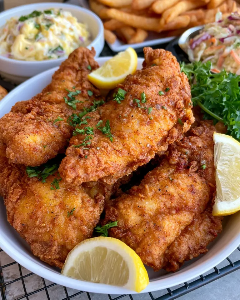 Southern Crispy Cornmeal Fried Catfish