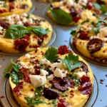 Mediterranean Egg Muffins with Sun-Dried Tomato & Kalamata Olives
