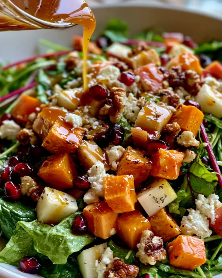 Chopped Autumn Salad with Apple Cider Dressing