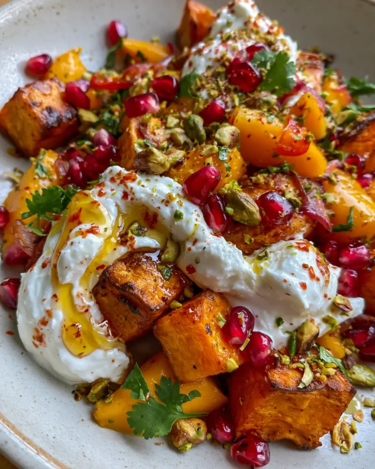 Crispy Honey-Roasted Butternut with Cranberries, Feta & Pumpkin Seeds