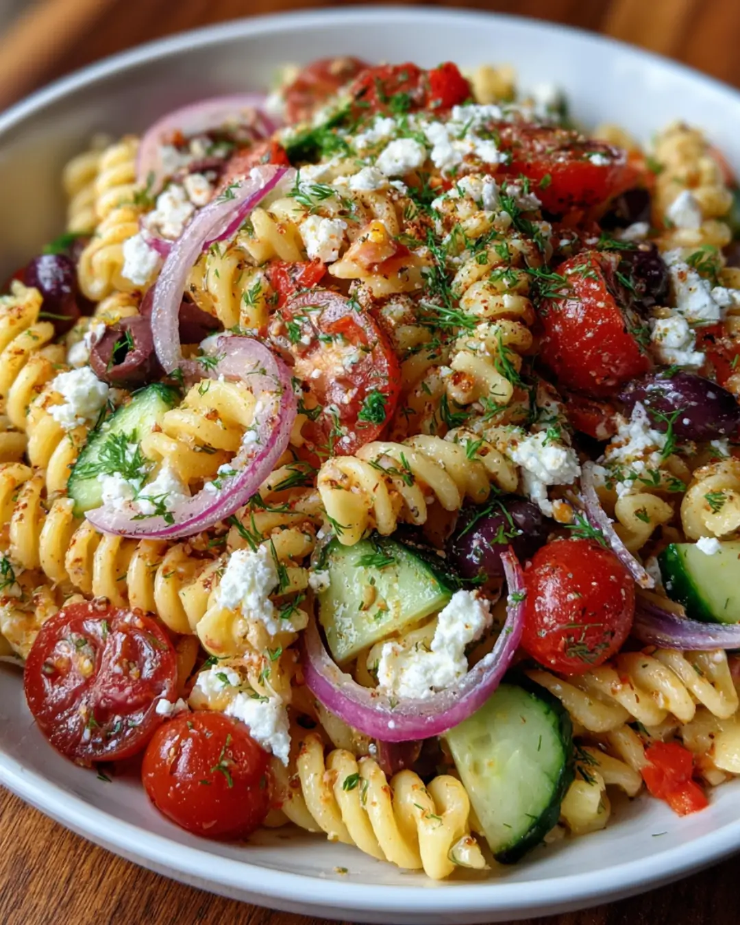 Easy Greek Pasta Salad