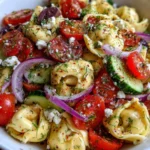 Greek Tortellini Pasta Salad