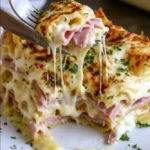 Ham & Cheese Lasagna Bake