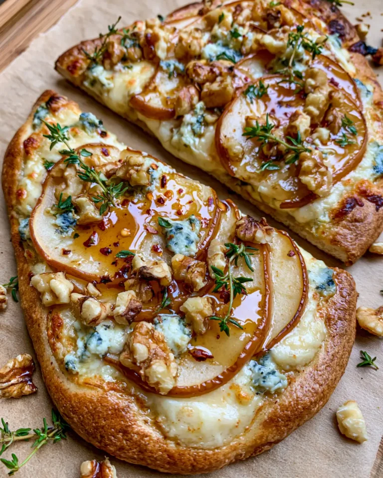 Pear, Gorgonzola & Walnut Flatbread