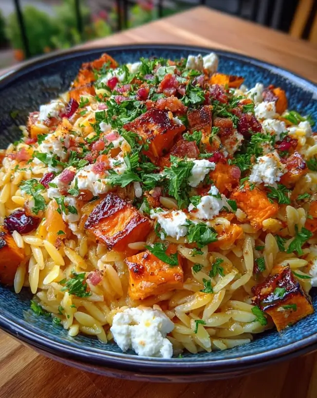 Creamy Pumpkin & Sweet Potato Stuffed Shells with Burrata, Pecans ...