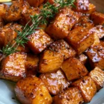 Viral Maple Cinnamon Roasted Sweet Potatoes
