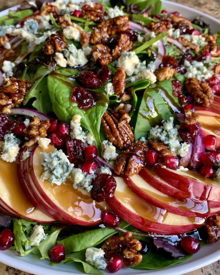 Autumn Harvest Honeycrisp Apple and Bleu Cheese Salad