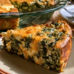 Crustless Spinach & Cheese Quiche