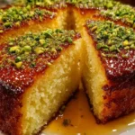 Moist Orange Pistachio Cake – No Flour Needed